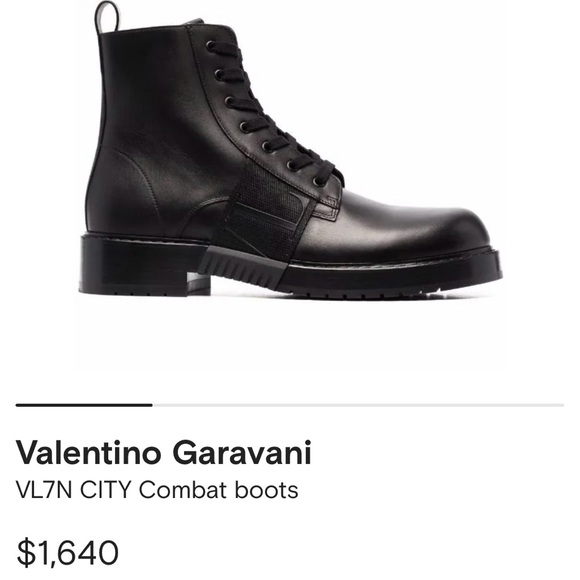 Men’s Valentino Combat Boots - Picture 2 of 8